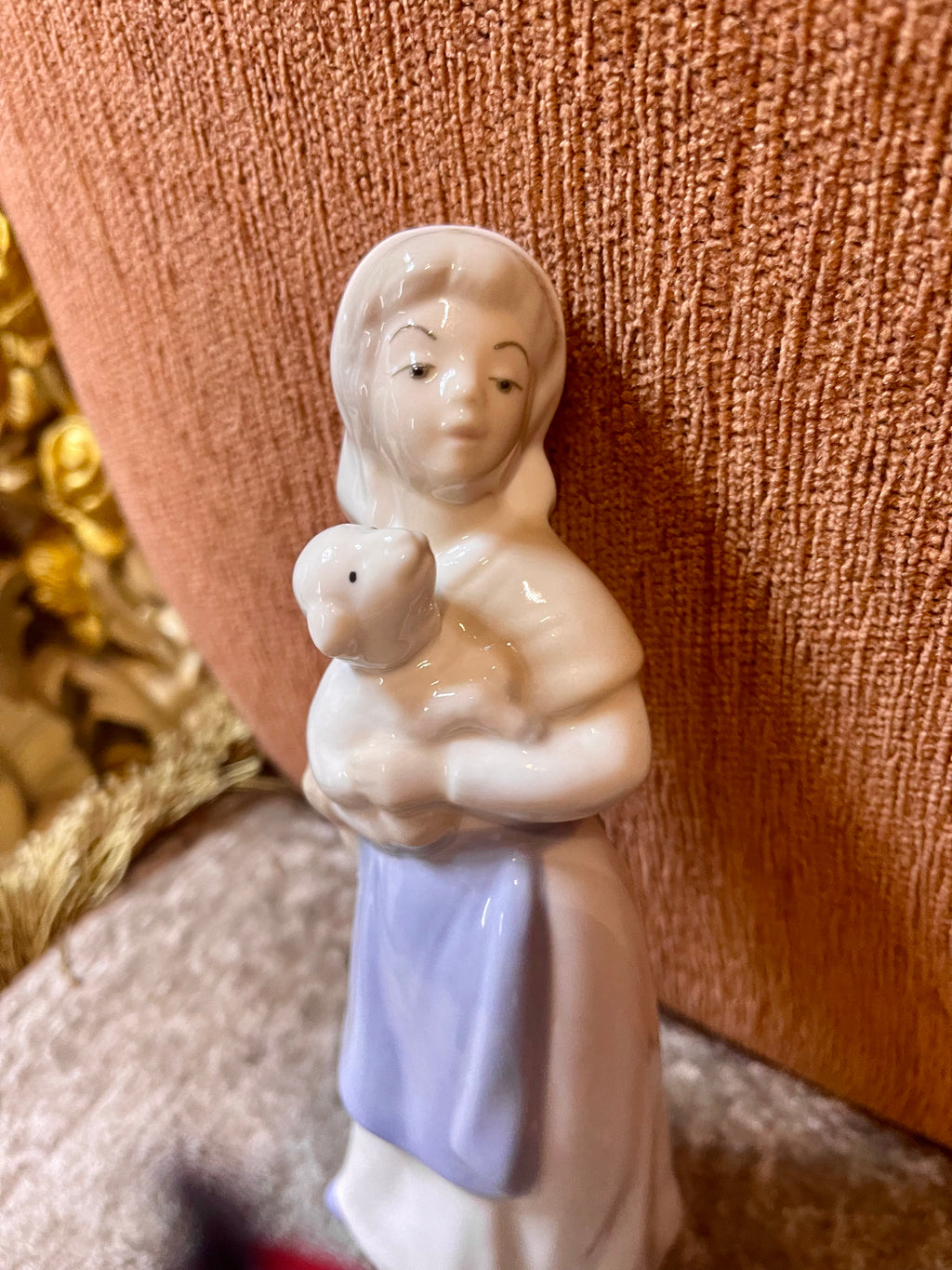 Lladro Women with baby goat