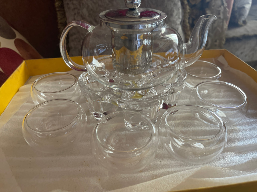 Exquisite Tea Service Glass Tea Pot Set