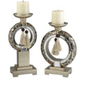 Grecian Gold OK-4238C Candleholder Set 14''H