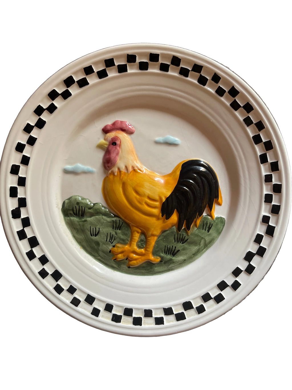 Lillian Vernon Rooster Plate Retired And Extremely Rare