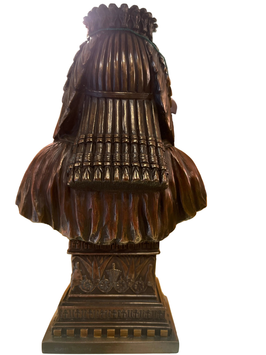 Egyptian, Queen Leo Patra, bronze Statue
