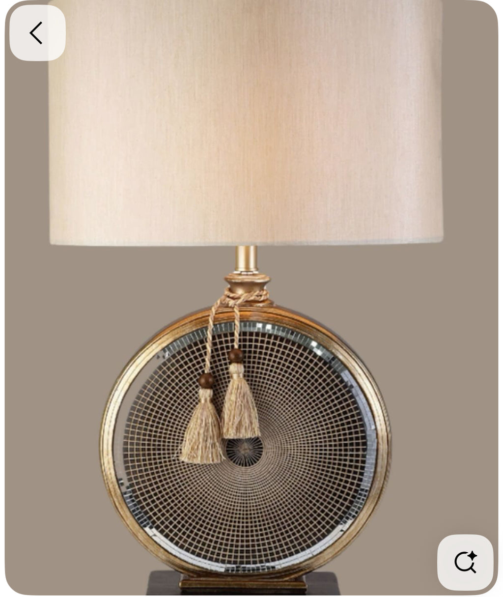 Table Lamp Grand in scale yet elegant Mosaic collection,