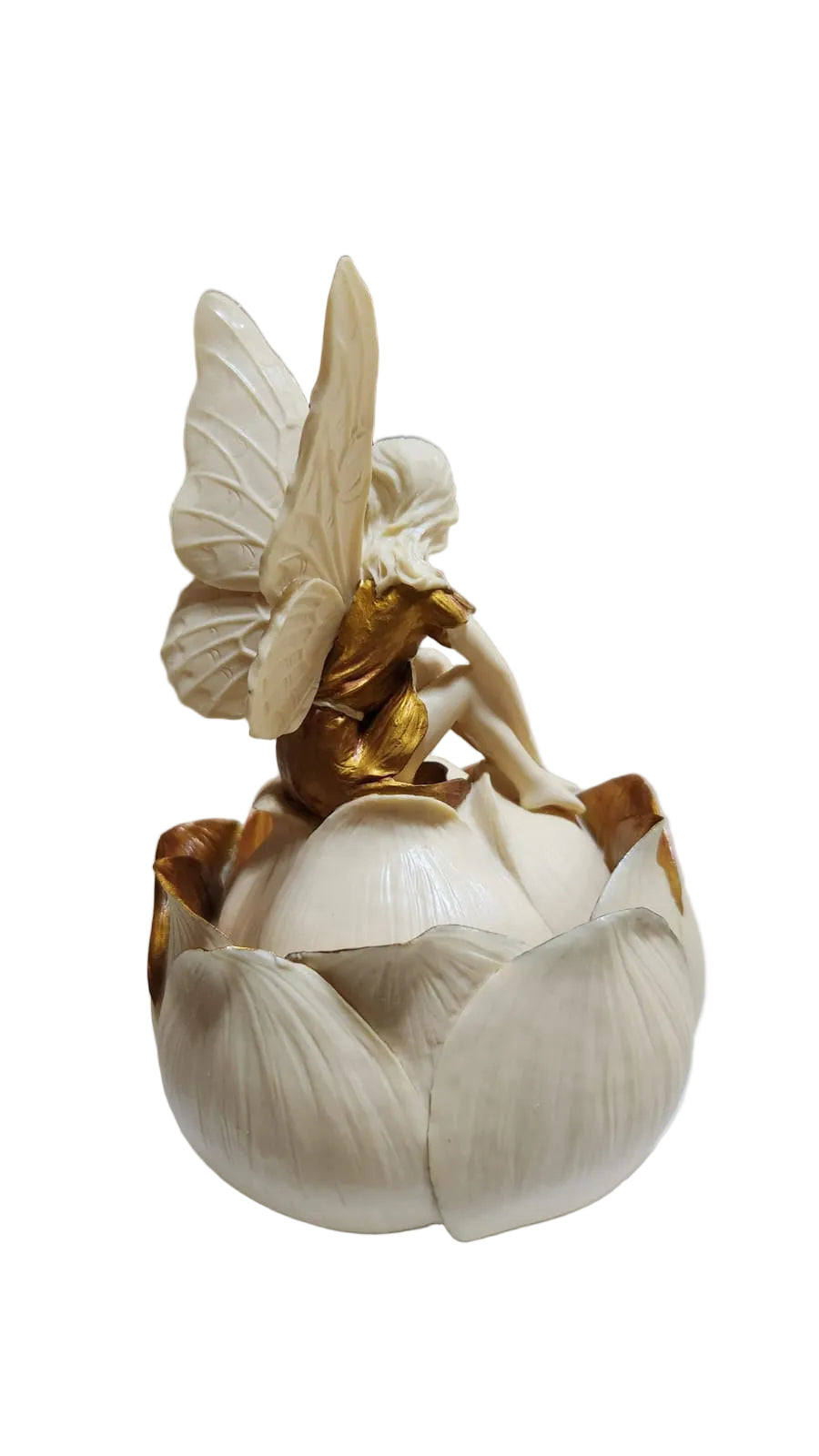 Vintage Art Nouveaux Veronese Design Pacific Giftware Golden Fairy Trinket Box