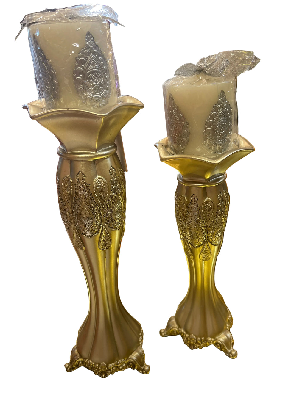 Ok Lighting champagne candle holder