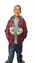 President Obama in sportswear sculpture