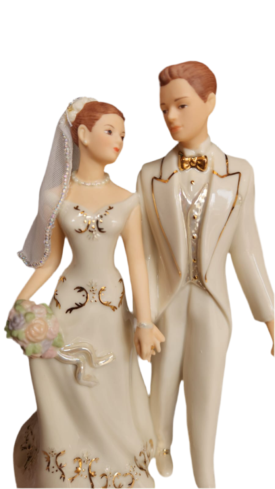 Lenox Wedding Bride And Groom Married Couple Figurine Cake Topper #826402