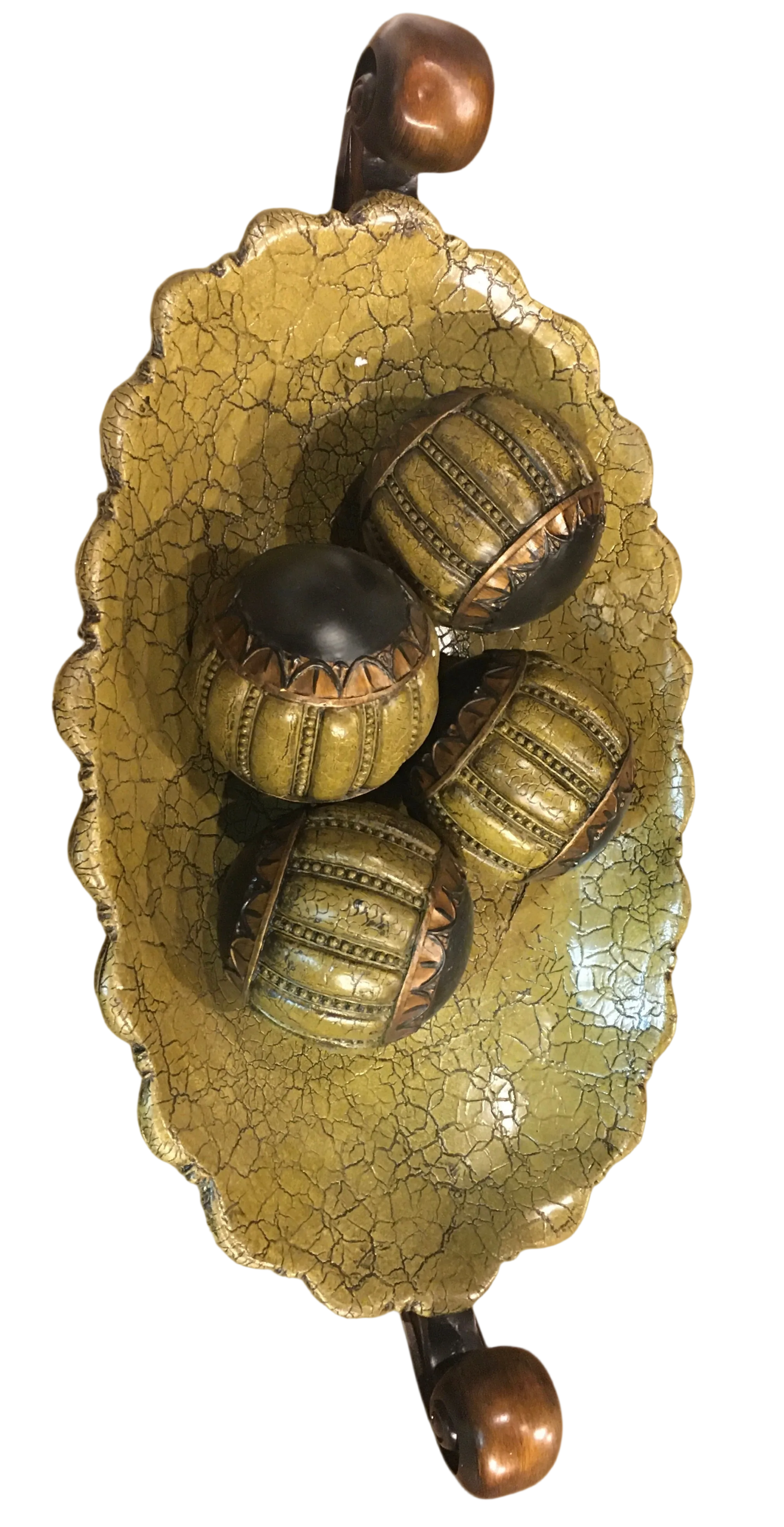 Mimic Leather Plate Sphere Ok-2795