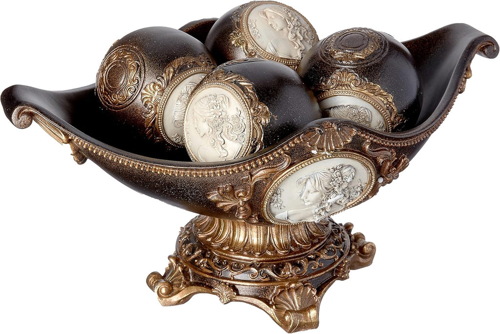 Grecian Decorative Fruit Bowl, 8.0" OK Lighting