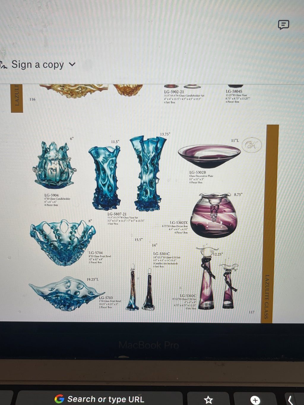 OK Lighting Elegant Glass Vase Set Modern Home Decor
OK Lighting - Item #LG-5807-21