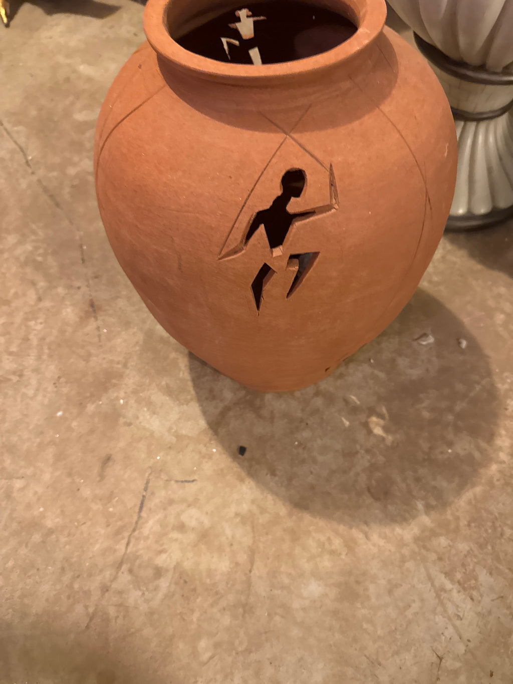 Large India Clay Pot With Lid Made In India