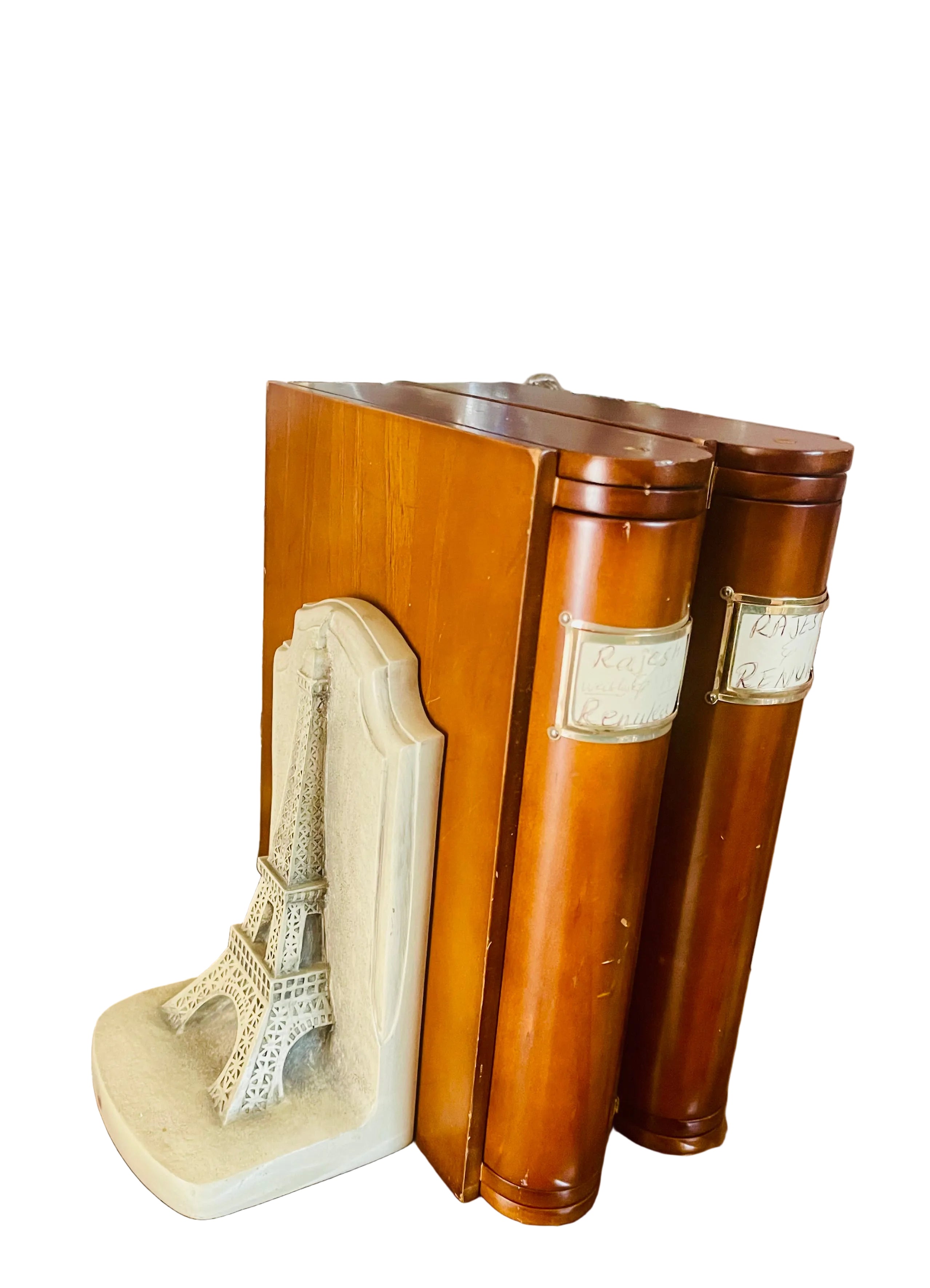 Paris, A Monument A Famous Eiffel Tower Book Holder 7.5''H X 4''W X 4''L