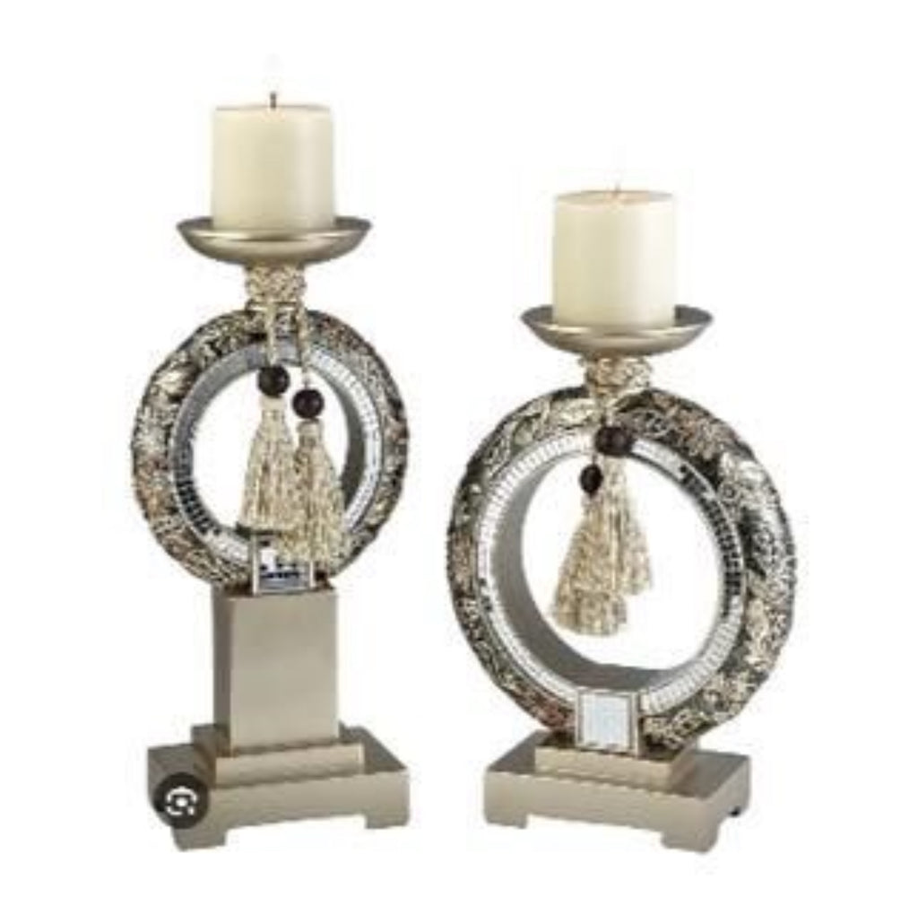 Grecian Gold OK-4238C Candleholder Set 14''H