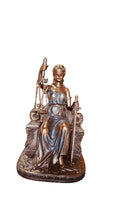 Sitting Lady Justice Bronze Sculpture