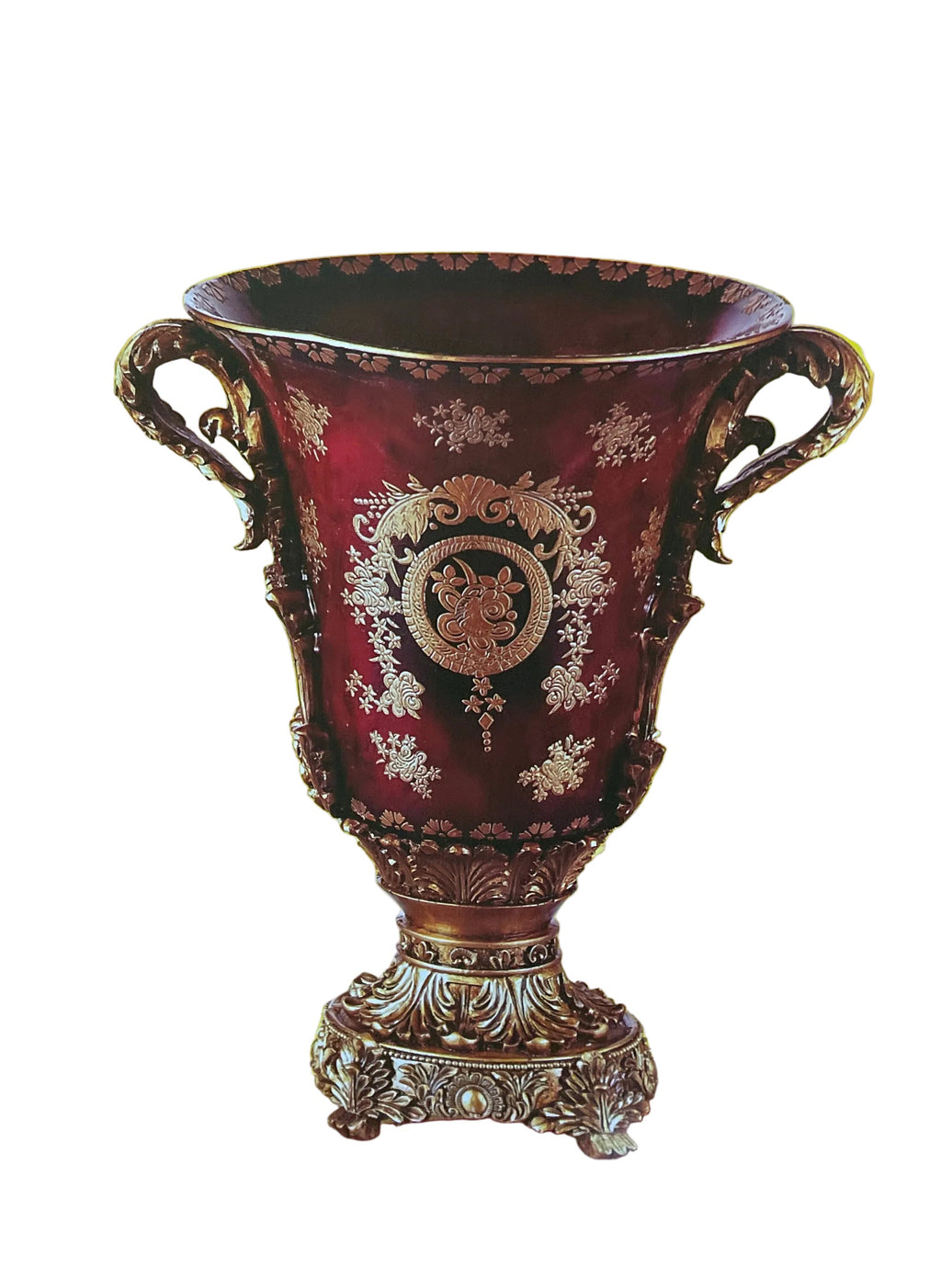 Gold Vase 22” By Dynasty BQ255