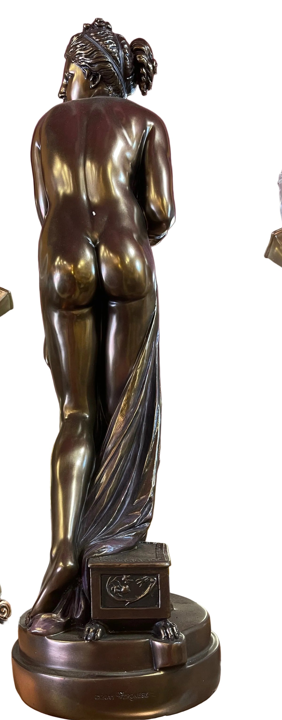 Nude headless greek and roman female venus torso statue