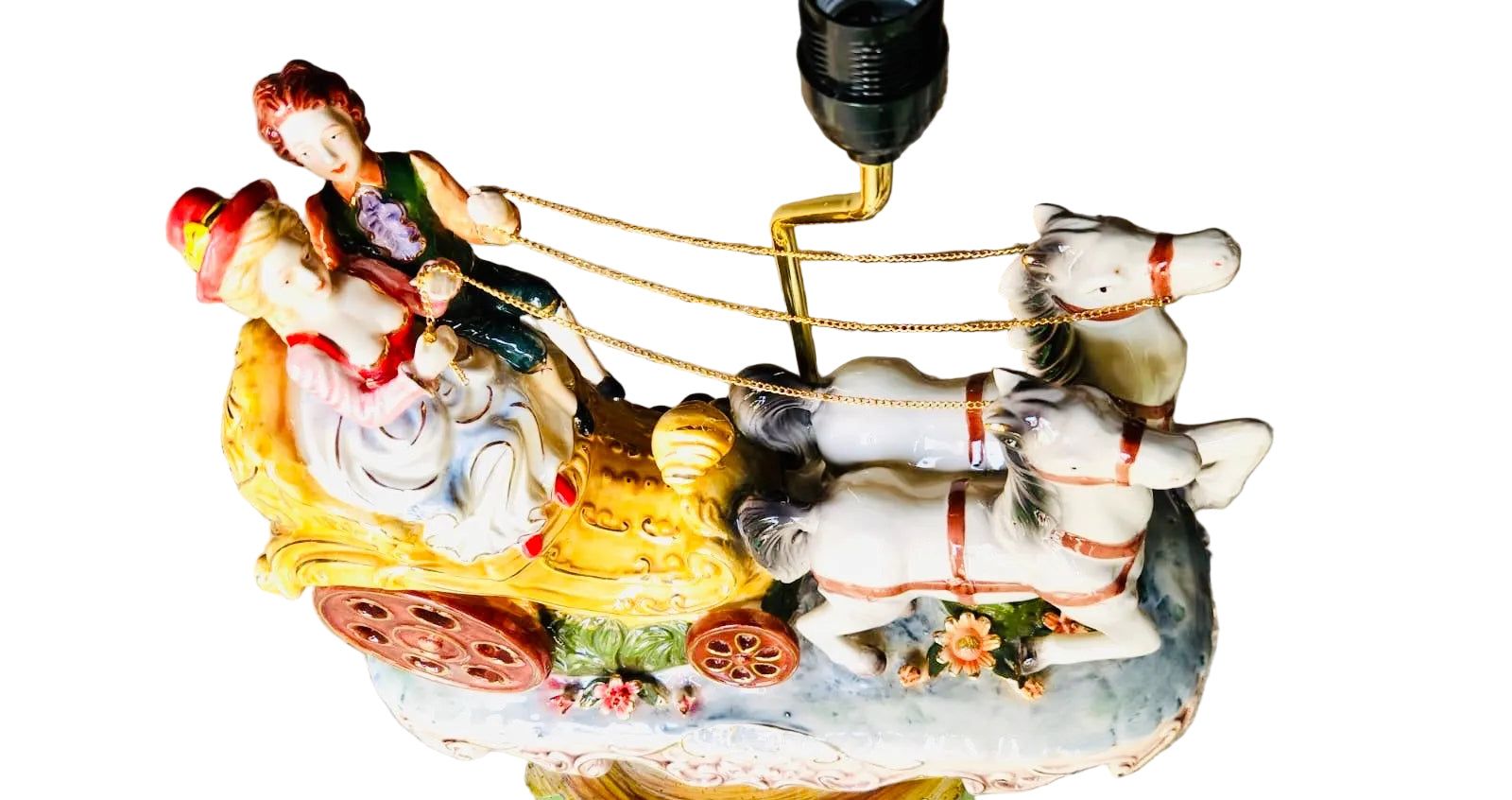 Capodimonte Royal carriage Table Lamp