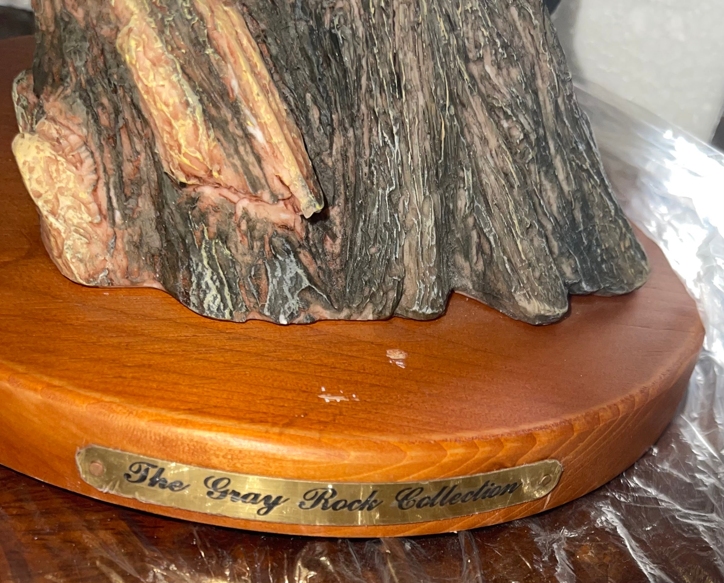 Eagle Sitting On A Branch The Gracy Rock Collection From Usa