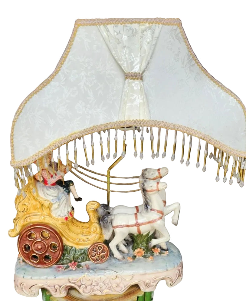 Capodimonte Royal carriage Table Lamp