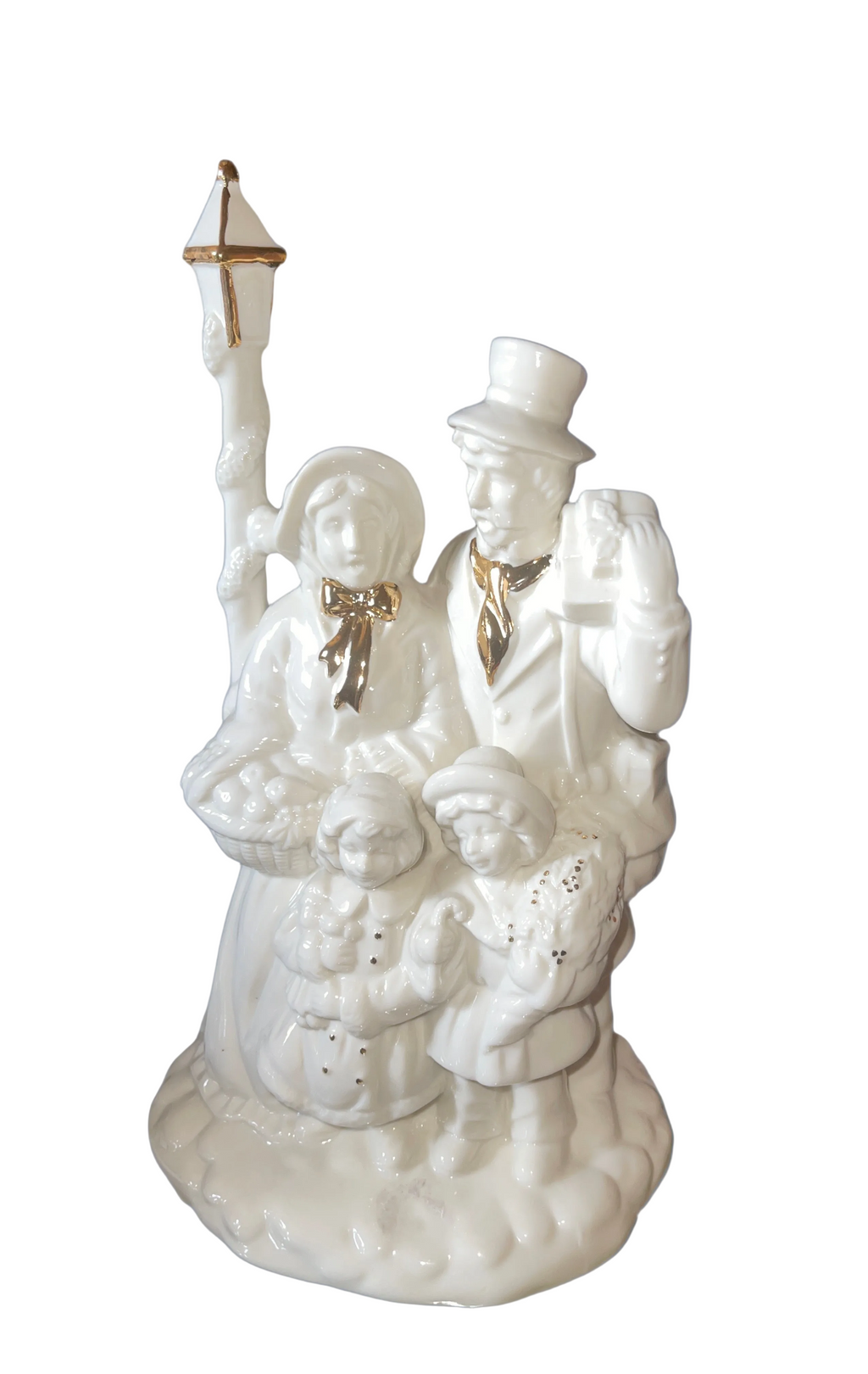 Christmas celebration, family sculpture