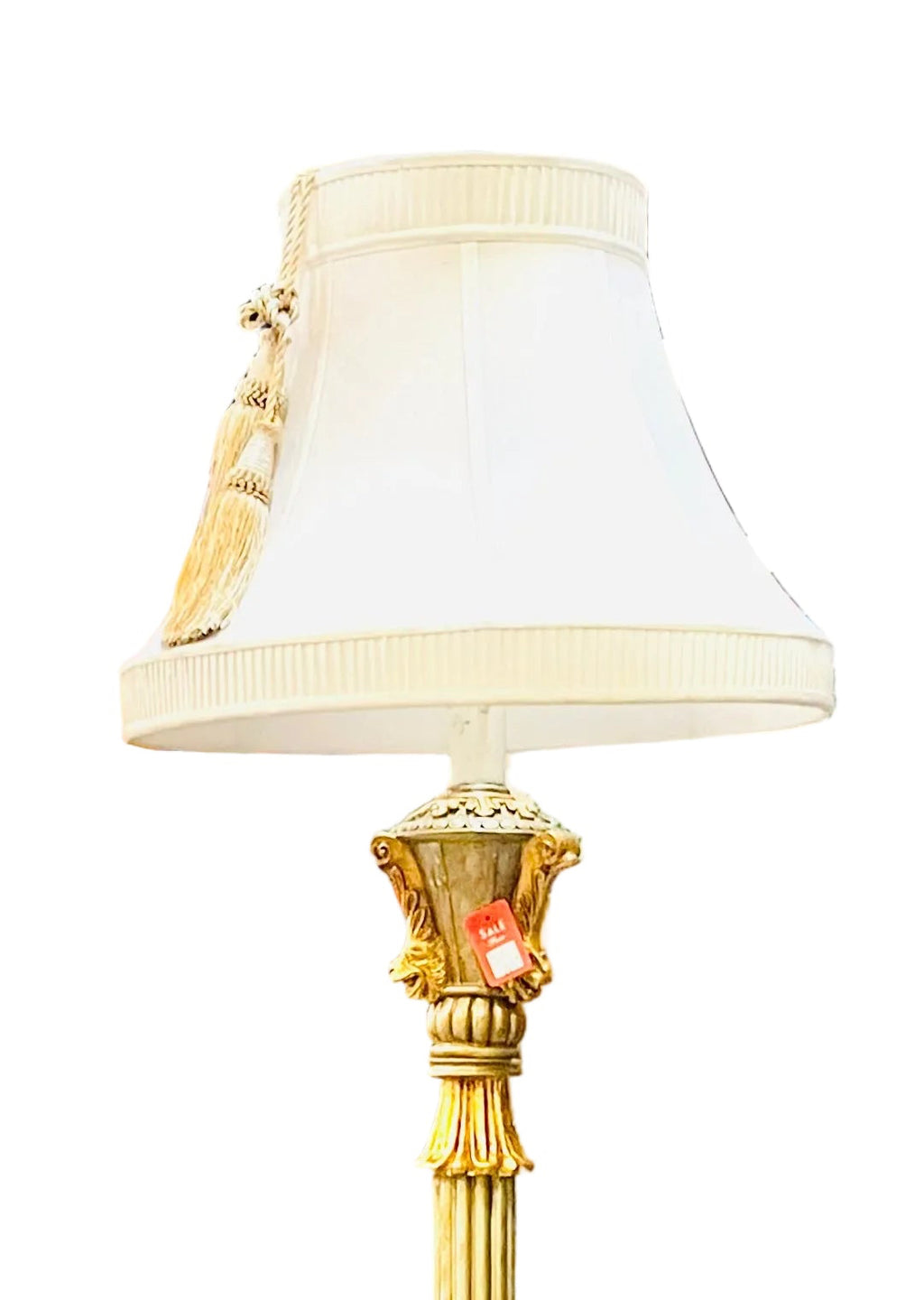 Gold and beige Floor lamp by ok lighting