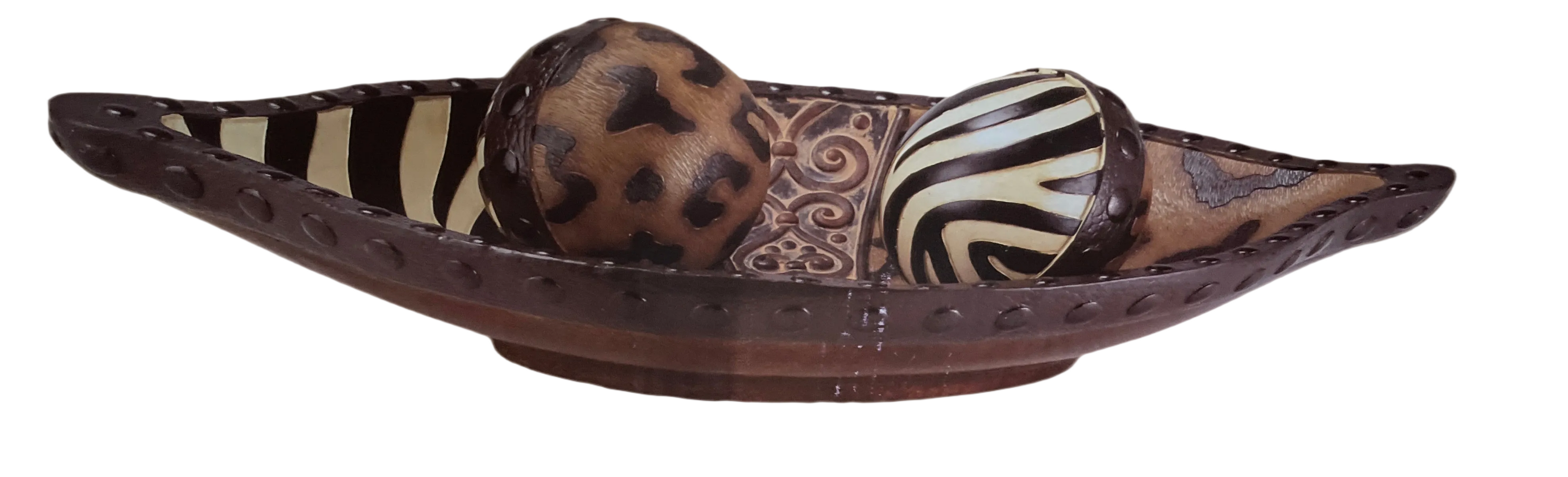 Safari collection bowl with balls