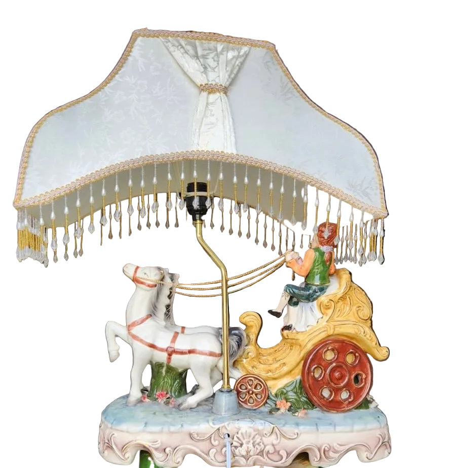 Capodimonte Royal carriage Table Lamp