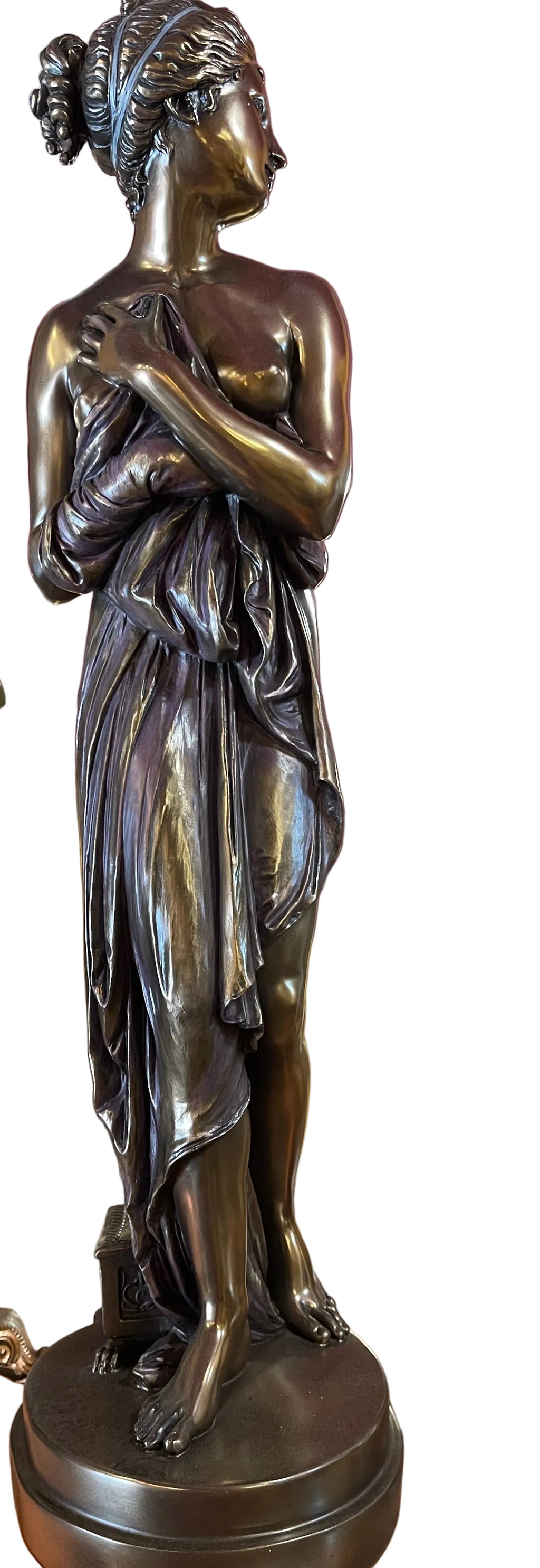Nude headless greek and roman female venus torso statue