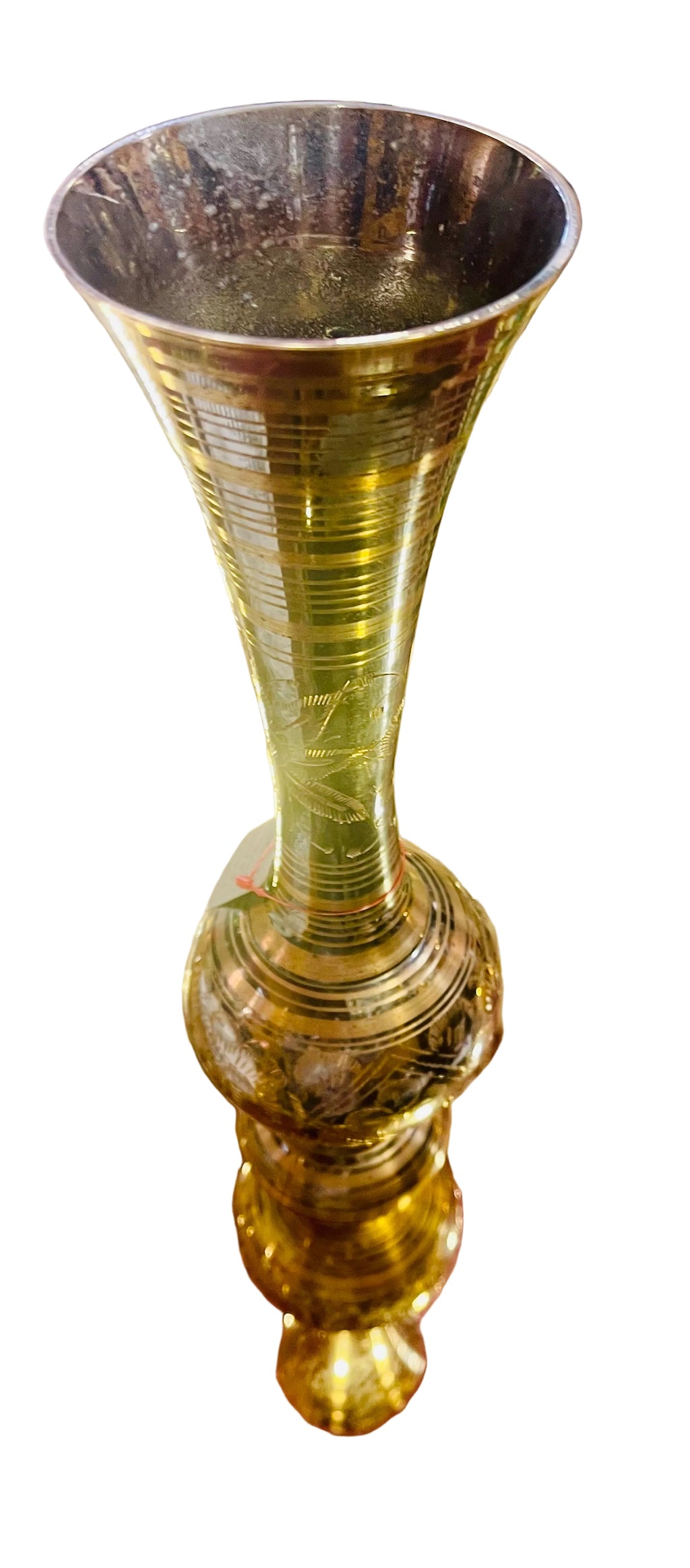 Real brass handcrafted flower vase