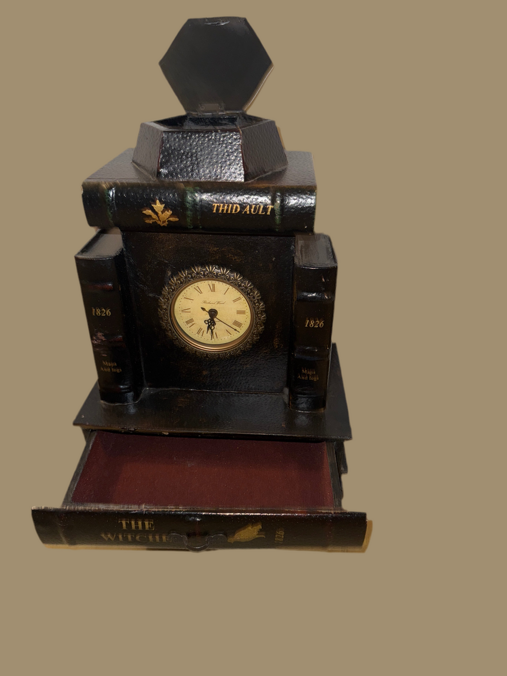 Antic Unique Clock With Biden Space