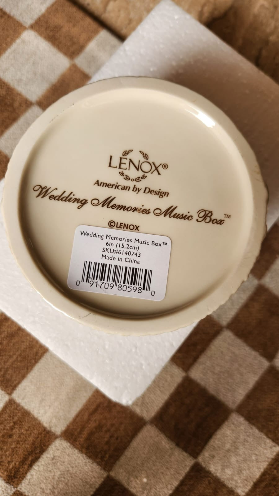 Lenox Wedding Memories music box