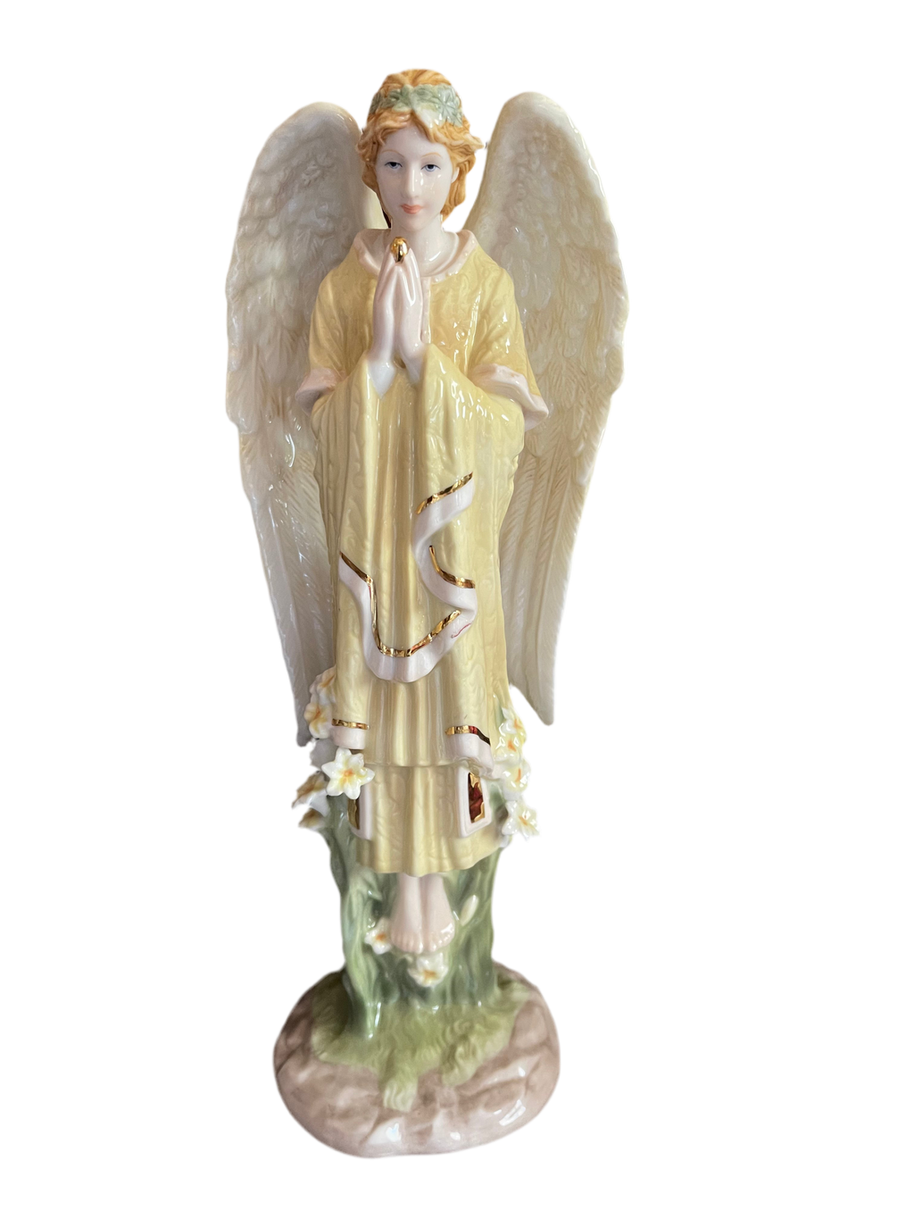 Angel Porcelain Sculpture 11'' H X 4''W