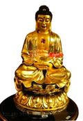 Tibet Buddhism Swastika Buddha God Statue