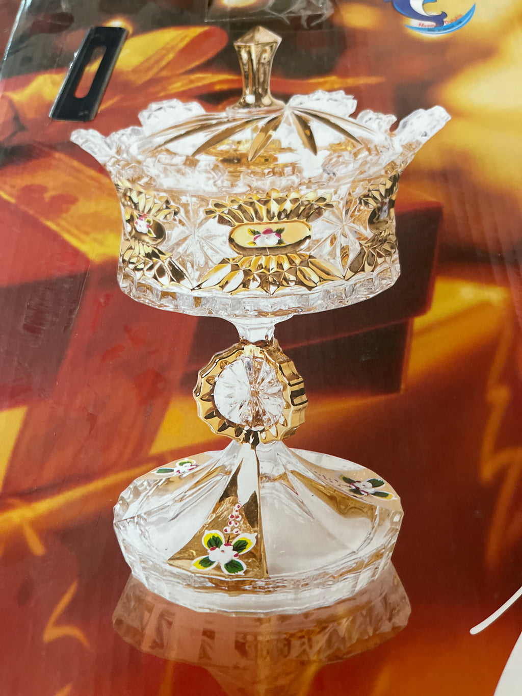 Crystal candy, cookie and chocolate holder