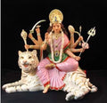 Lenox Durga Hindu Goddess of Strength Figurine Idol White Tiger Battle Queen New