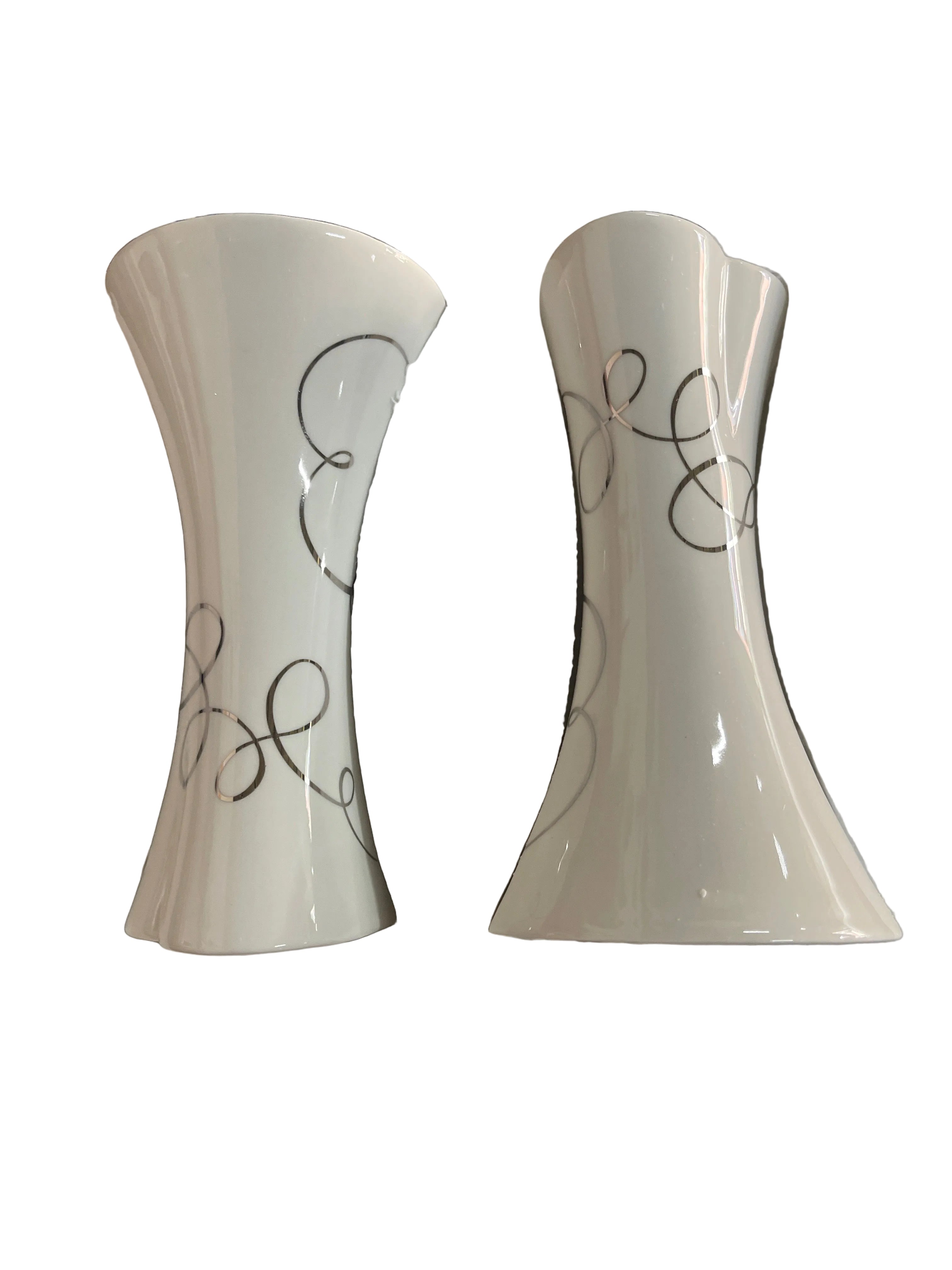 Mikasa love story, candleholders set of two 8”H