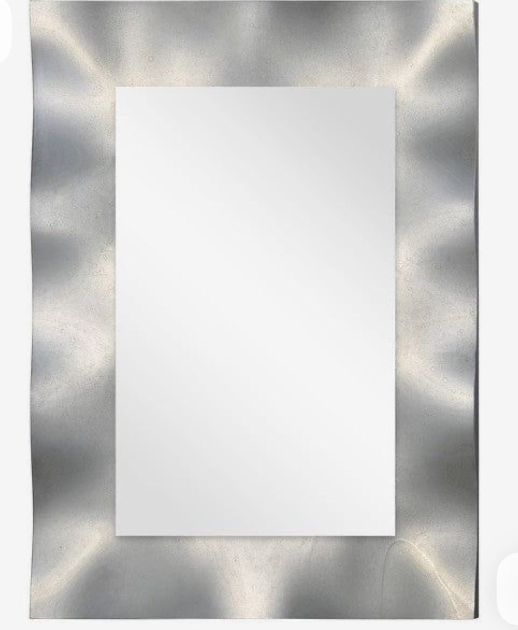 Steel Frame Rectangle Mirror