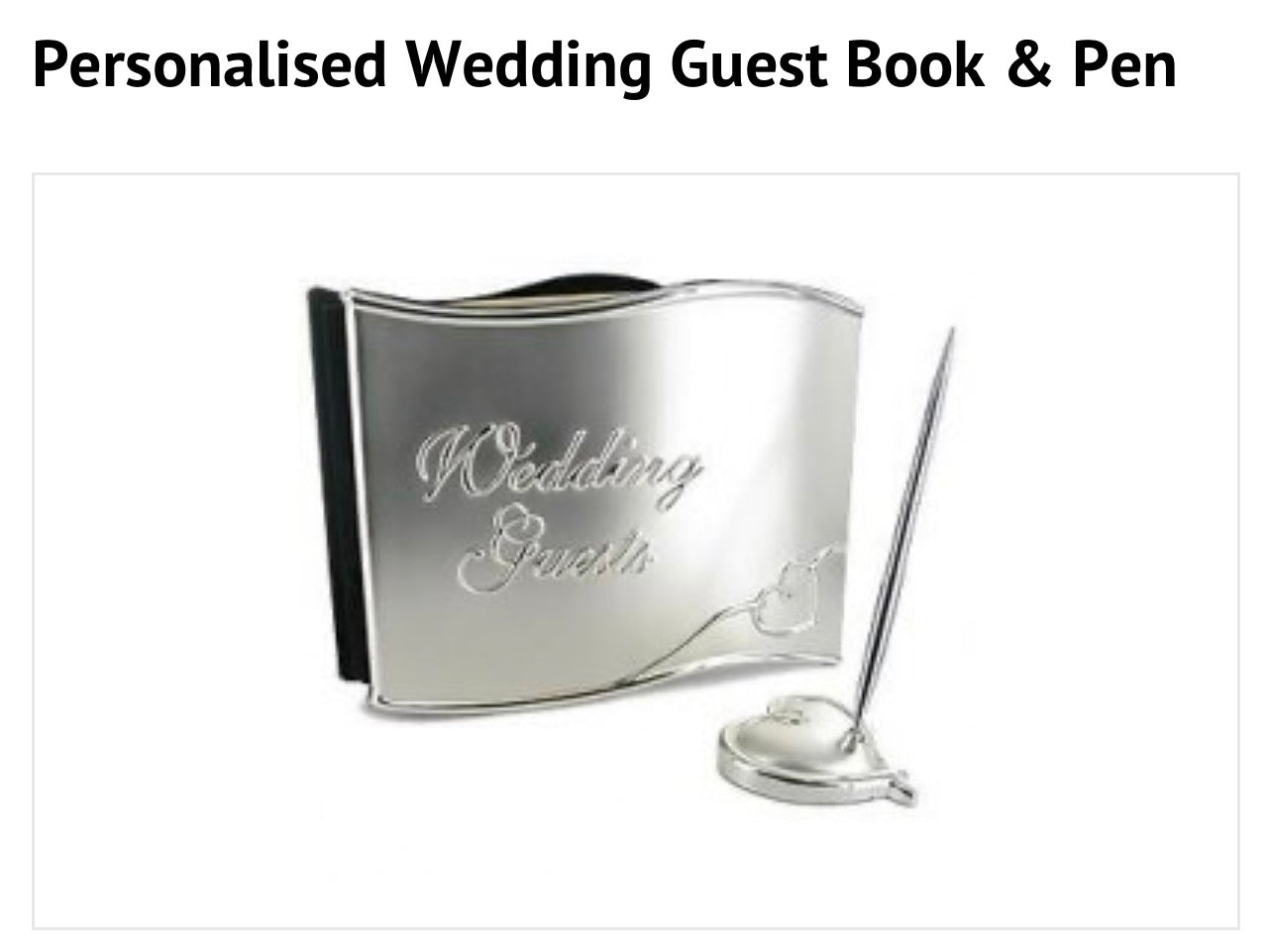 Forevermore™Guestbook With Pen