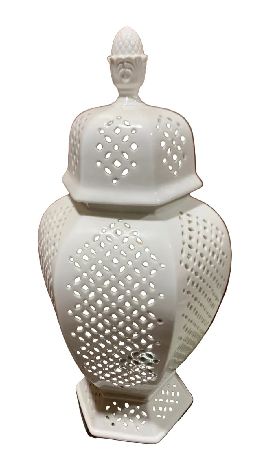 Ceramic 15th century KING palaces style candle light holder