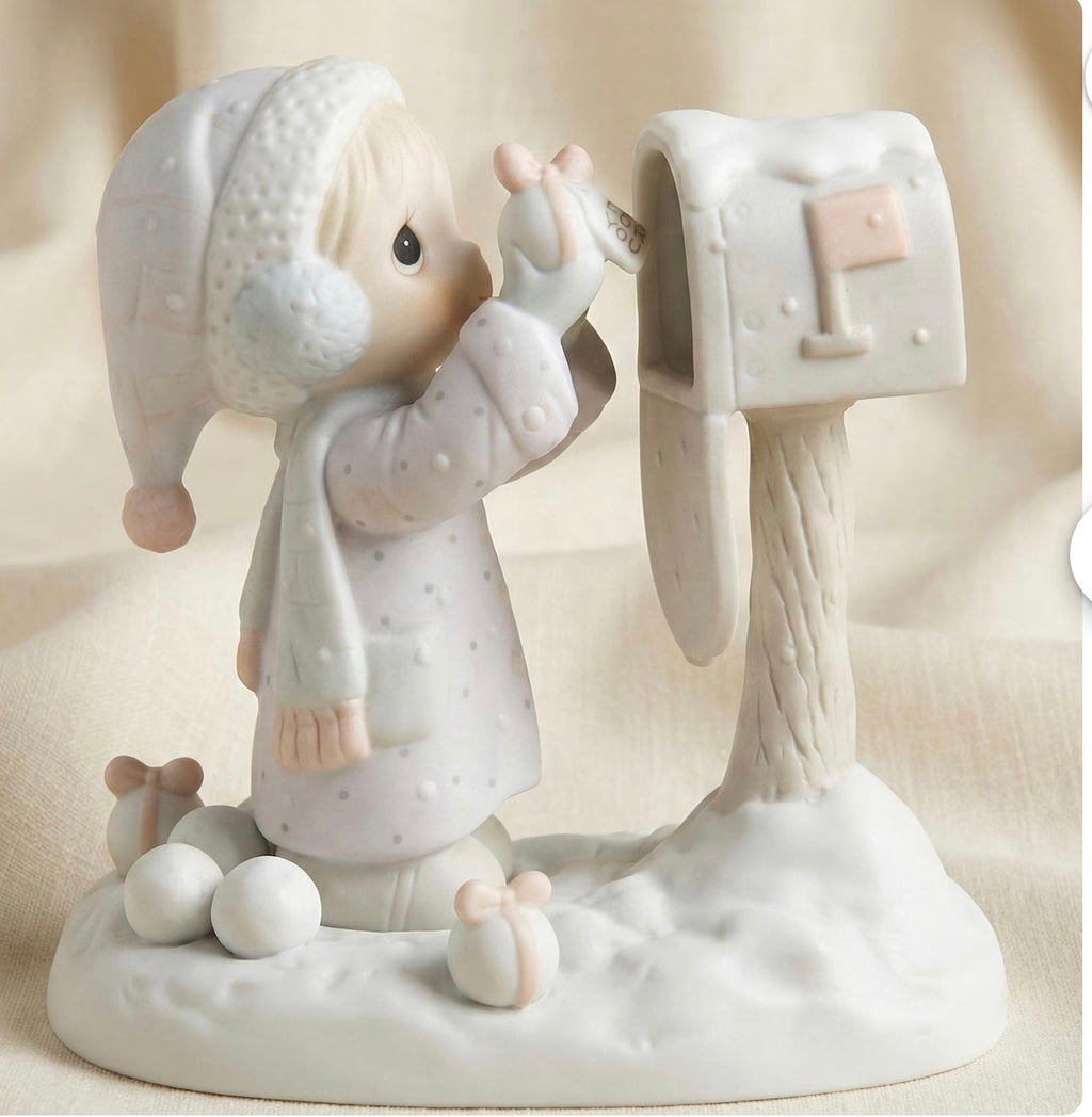 Precious Moments Enesco I'm Sending You A White Christmas Figurine