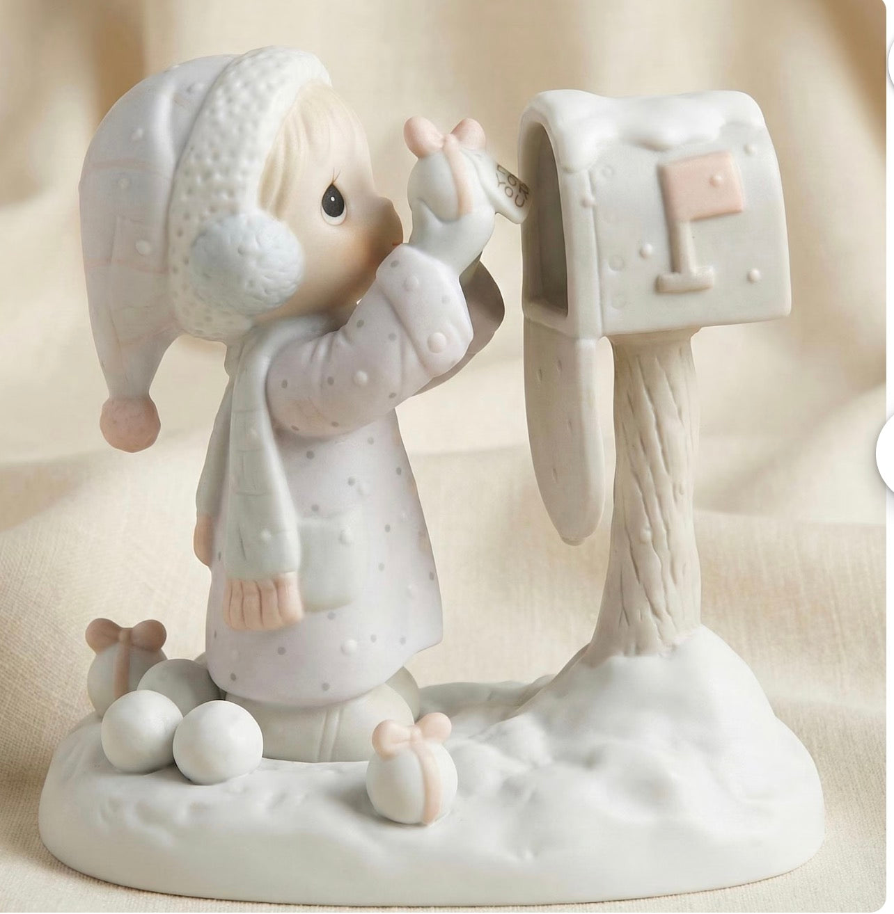 Precious Moments Enesco I'm Sending You A White Christmas Figurine