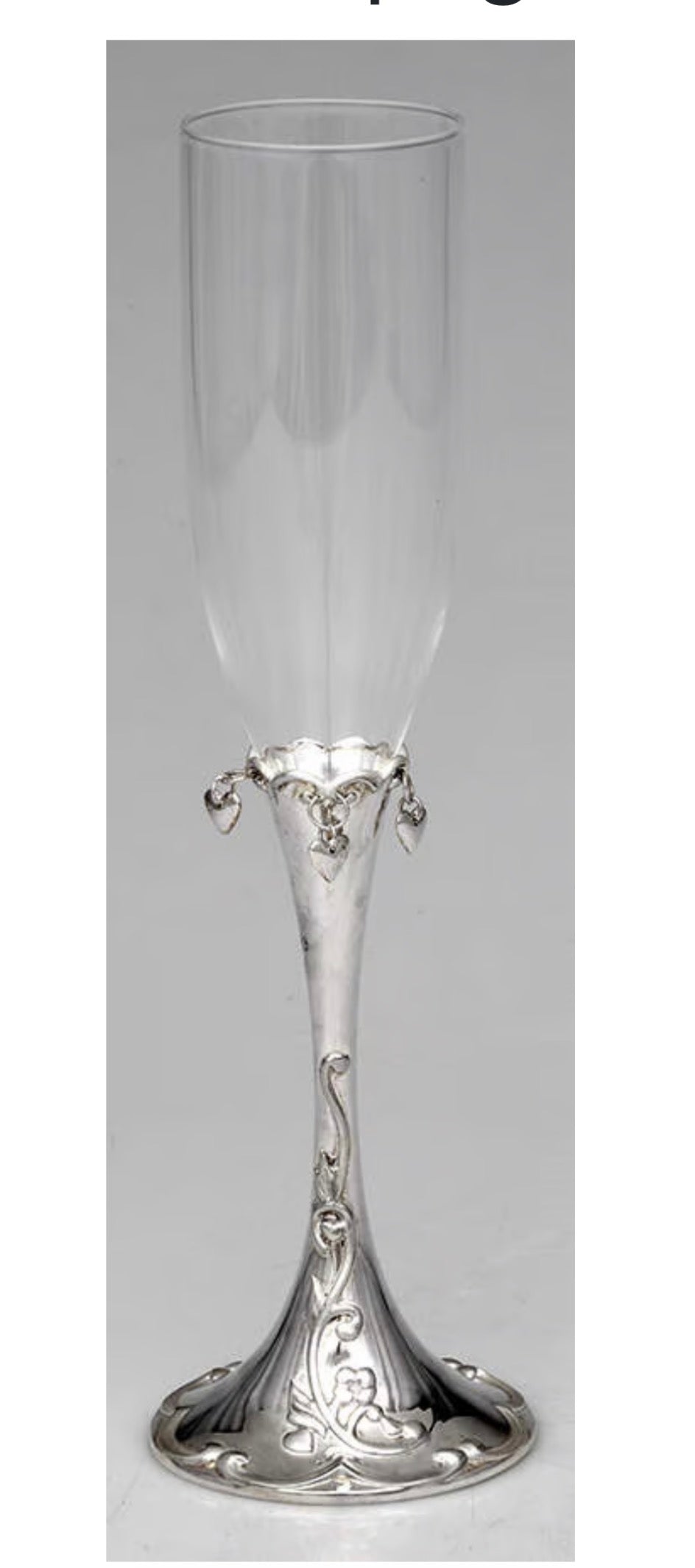 Lenox Floating hearts flute pair