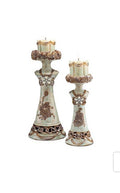 Vintage Rose Candle Holder 2-in-1 Set OK Lighting 4203C