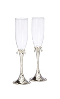 Lenox Floating hearts flute pair