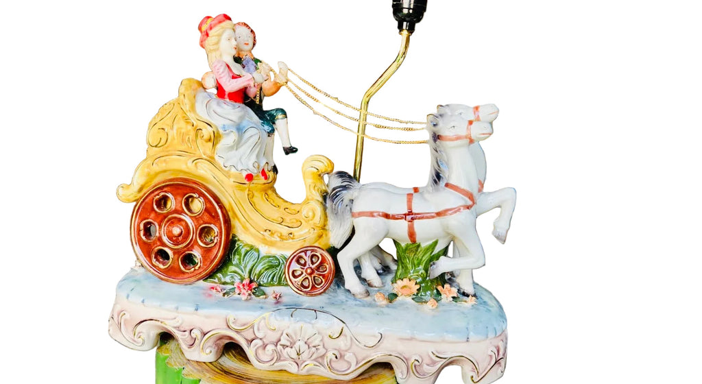 Capodimonte Royal carriage Table Lamp