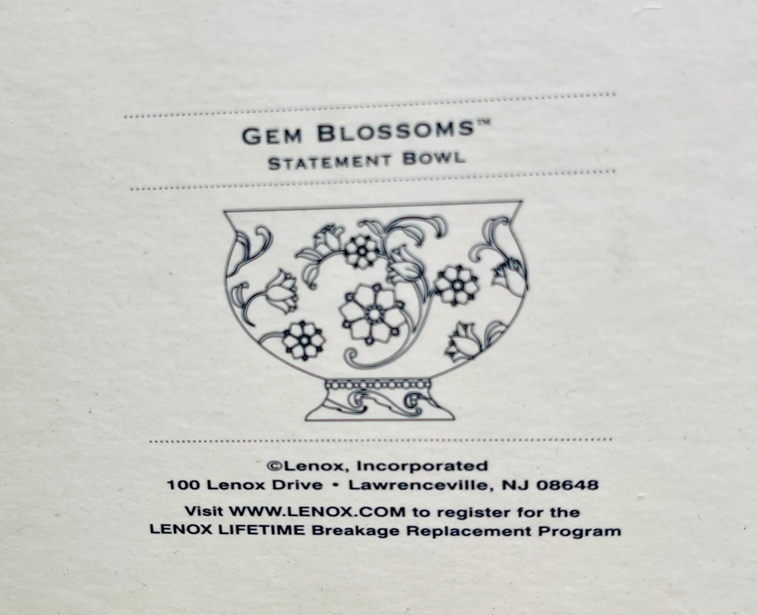 Gem Blossoms by LENOX 9”