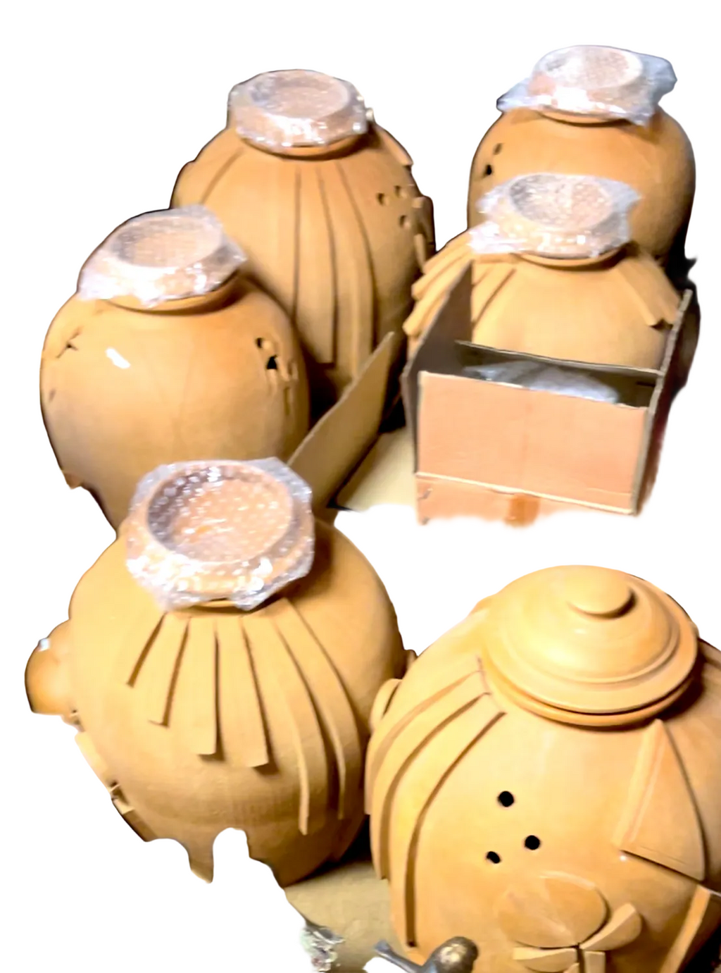 Large Clay pots hand made in Gujarat