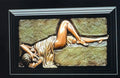 Mysterious Veiled Bonded Mixed Metals 24.5"x 46"