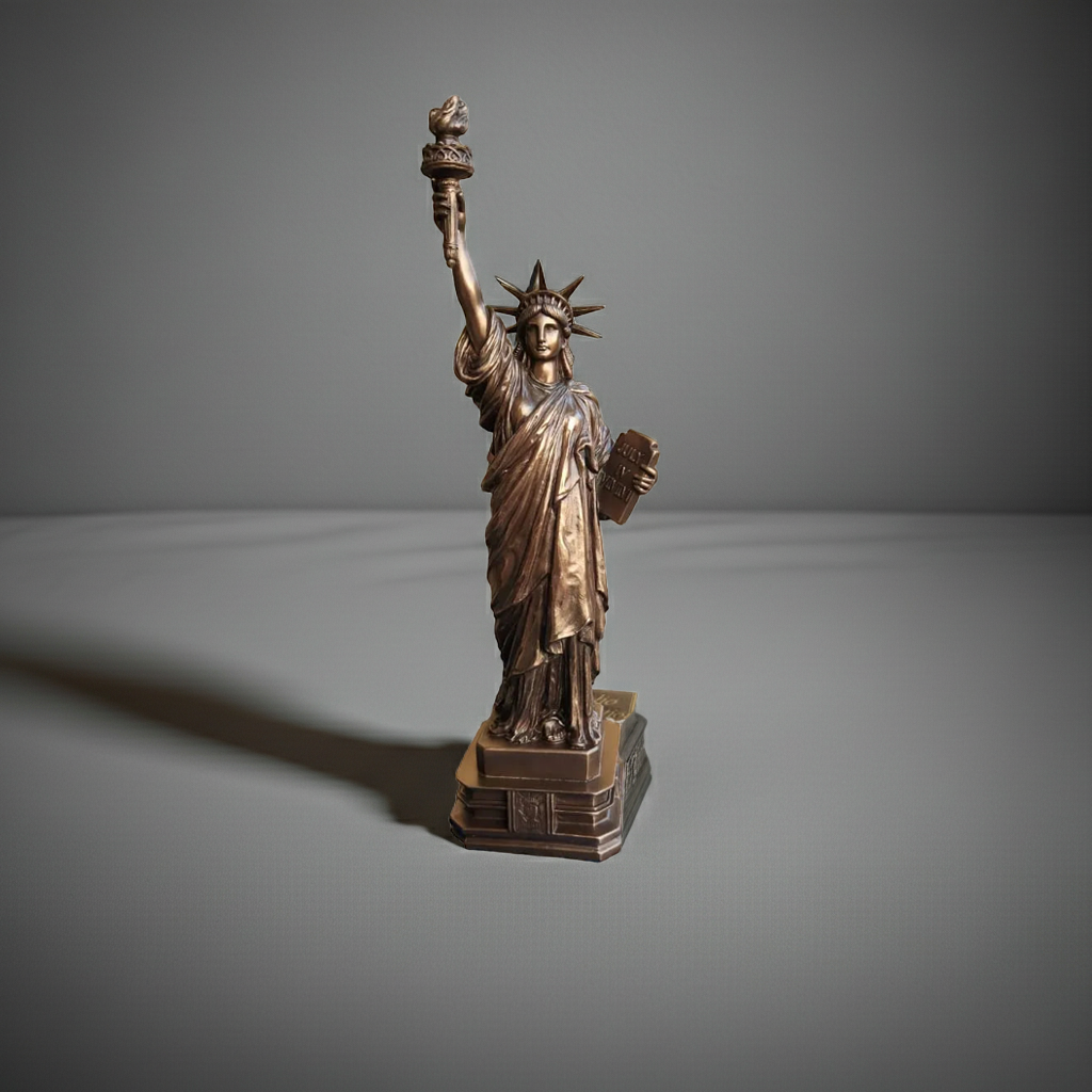 The Statue of Liberty Cold Cast Bronze Sculpture Figurine